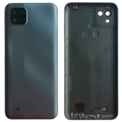 Задня кришка Realme C20 black (зі склом камери)