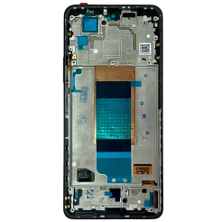 Дисплей Xiaomi Poco F4 5G | Redmi K40S 5G black, з рамкою, Hard OLED (6.62")