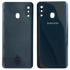 Задняя крышка Samsung A305 Galaxy A30 2019 black (со стеклом камеры)