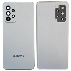Задня кришка Samsung A525 | A528 Galaxy A52 2021 white (зі склом камери)