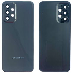 Задня кришка Samsung A235 Galaxy A23 2022 black (зі склом камери)