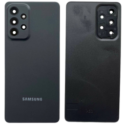 Задня кришка Samsung A536 Galaxy A53 (5G) 2022 black (зі склом камери)