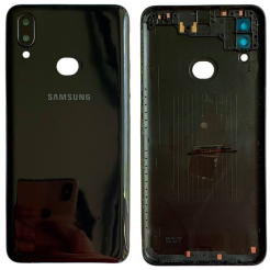 Задняя крышка Samsung A107 Galaxy A10s 2019 black (со стеклом камеры)