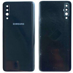 Задняя крышка Samsung A705 Galaxy A70 2019 black (со стеклом камеры)