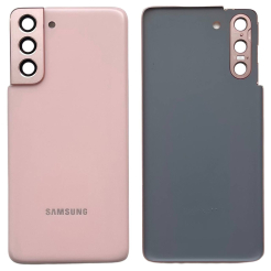 Задня кришка Samsung G991 Galaxy S21 pink (зі склом камери)
