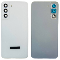 Задня кришка Samsung G990 Galaxy S21 FE white (зі склом камери)