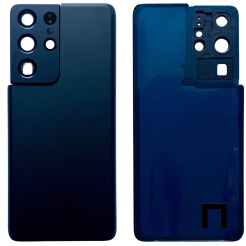 Задня кришка Samsung G998 Galaxy S21 Ultra black (зі склом камери)