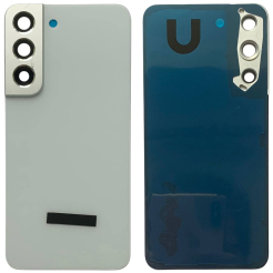 Задняя крышка Samsung S901 Galaxy S22 5G white (со стеклом камеры)