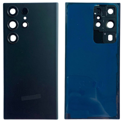 Задня кришка Samsung S918 Galaxy S23 Ultra black (зі склом камери)