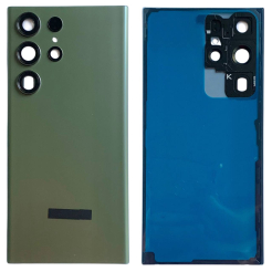 Задня кришка Samsung S918 Galaxy S23 Ultra green (зі склом камери)