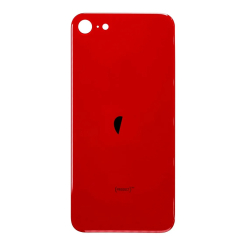 Задня кришка корпуса iPhone SE 2 2020 red, великий виріз під камеру, 1:1 Original