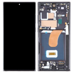 Дисплей Samsung S918B Galaxy S23 Ultra black, з рамкою, OLED