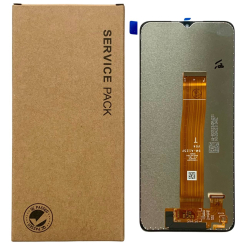 Дисплей Samsung A125F Galaxy A12 2020 black (A125F V04), без рамки, Service Pack Original
