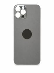 Задня кришка корпуса iPhone 12 Pro black, великий виріз під камеру, 1:1 Original
