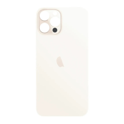 Задня кришка корпуса iPhone 12 Pro Max gold, великий виріз під камеру, 1:1 Original