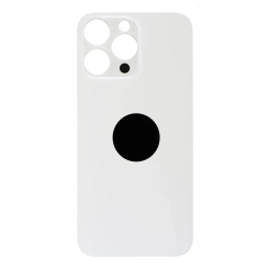Задня кришка корпусу iPhone 14 Pro white, великий виріз під камеру, 1:1 Original