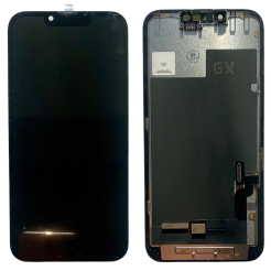 Дисплей iPhone 13 black, з рамкою, GX Hard OLED (move IC)