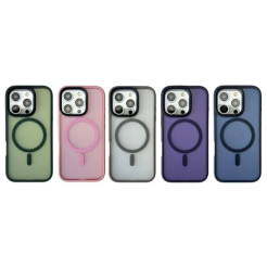 Чохол NOFELET Matte for iPhone 16 Pro Max with MagSafe black
