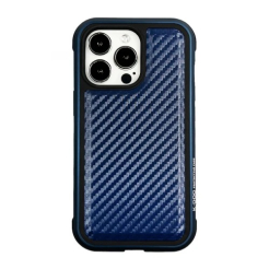 Чохол K-DOO MARS Carbon Series for iPhone 13 Pro Max blue