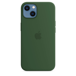 Чохол Silicone Case 1:1 for iPhone 13 with MagSafe animation, clover