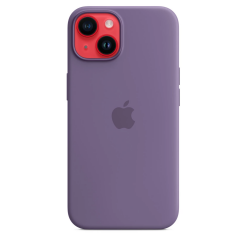 Чохол Silicone Case 1:1 for iPhone 14 Pro Max with MagSafe animation, iris