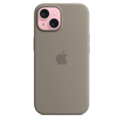 Чохол Silicone Case 1:1 for iPhone 15 Pro Max with MagSafe animation, clay