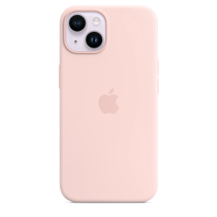 Чохол Silicone Case 1:1 for iPhone 15 Pro Max with MagSafe animation, light pink
