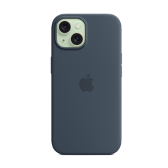 Чохол Silicone Case 1:1 for iPhone 15 Pro Max with MagSafe animation, storm blue