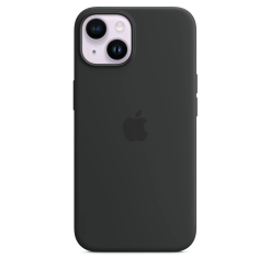 Чохол Silicone Case 1:1 for iPhone 15 with MagSafe animation, black