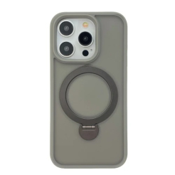 Чохол CASE LAB Ostand Matte Case for iPhone 15 with MagSafe dark gray