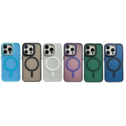 Чохол Matte MAGNETIC for iPhone 15 Pro Max with MagSafe dark green