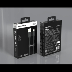 Кабель SENTEO SL-06 2.4A USB to Lightning 1m black