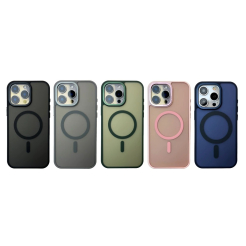 Чохол NOFELET Metal Matte for iPhone 16 with MagSafe gray
