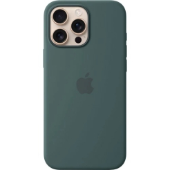 Чохол Silicone Case 1:1 for iPhone 16 Pro with MagSafe animation, lake green