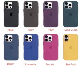 Чохол Silicone Case 1:1 for iPhone 16 with MagSafe animation, lake green
