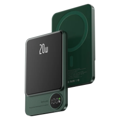 Power Bank Q9 Plus 10000mAh PD | QC 20W USB-C MagSafe green