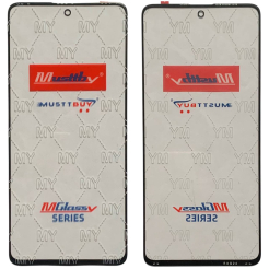 Скло дисплея Samsung A515 | M317 Galaxy A51 | Galaxy M31S black, з OCA плівкою (Musttby)