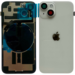 Задня кришка корпуса iPhone 14 white, зі склом камери, MagSafe, NFC, 1:1 Original