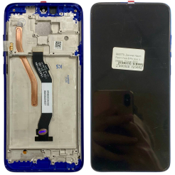 Дисплей Xiaomi Redmi Note 8 Pro blue, з рамкою, Original (PRC)