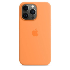 Чохол Silicone Case 1:1 for iPhone 13 Pro Max with MagSafe animation, marigold