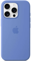 Чохол Silicone Case 1:1 for iPhone 16 Pro Max with MagSafe animation, periwinkle