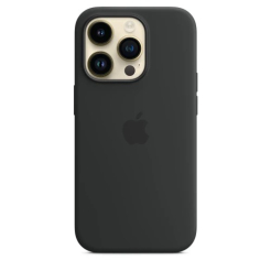 Чохол Silicone Case 1:1 for iPhone 16 Pro with MagSafe animation, black (з кнопкою камери)