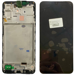 Дисплей Samsung A175 Galaxy A17 black, з рамкою, Original (China)
