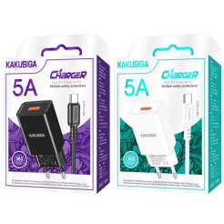 МЗП 1Port Kakusiga KSC-1644 USB 5A USB to Type-C black