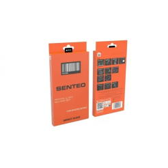 Захисне скло SENTEO 9H Protocol_2 drop test 45 kg iPhone 15 Pro Max black (в упаковці)