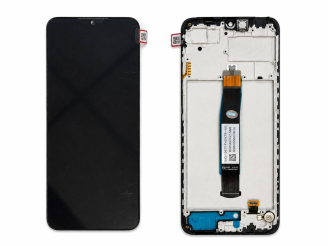 Дисплей Xiaomi Redmi 10C black, з рамкою, спікером, вібро, Original Self Welded
