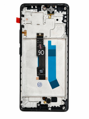 Дисплей Xiaomi Redmi Note 14 Pro 4G (24116RACCG) black, з рамкою, спікером, вібро, Original (OEM)