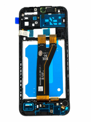 Дисплей Samsung A145F Galaxy A14 4G black, з рамкою, спікером, вібро, Original Self Welded