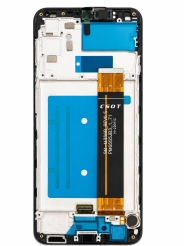 Дисплей Samsung M336 Galaxy M33 5G (M336B_REV0.5) black, з рамкою, спікером, вібро, Original Self Welded