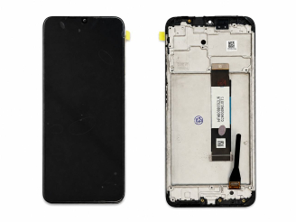 Дисплей Xiaomi Redmi 9T | Poco M3 | Redmi 9 Power black, з рамкою, Original Self Welded
